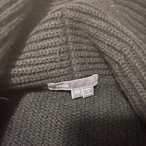 Black Vince Cardigan Sweater size XS - Picture 3 of 4